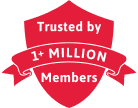 Trusted by one million members